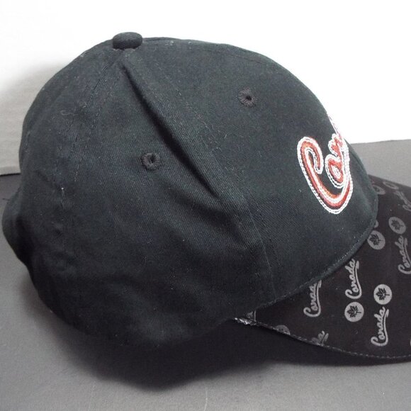 Canada Maple Leaf Black Suede Rim Men's Cap Hat - Picture 4 of 16